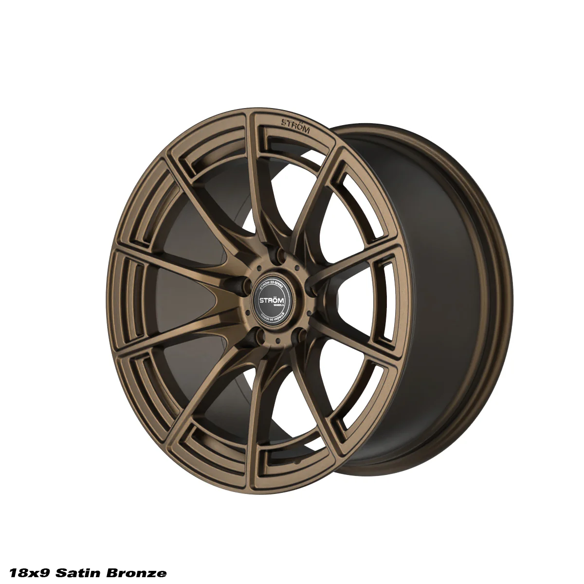 STROM DS-F55 Dark Satin Bronze 18x9 5x114.3 ET30