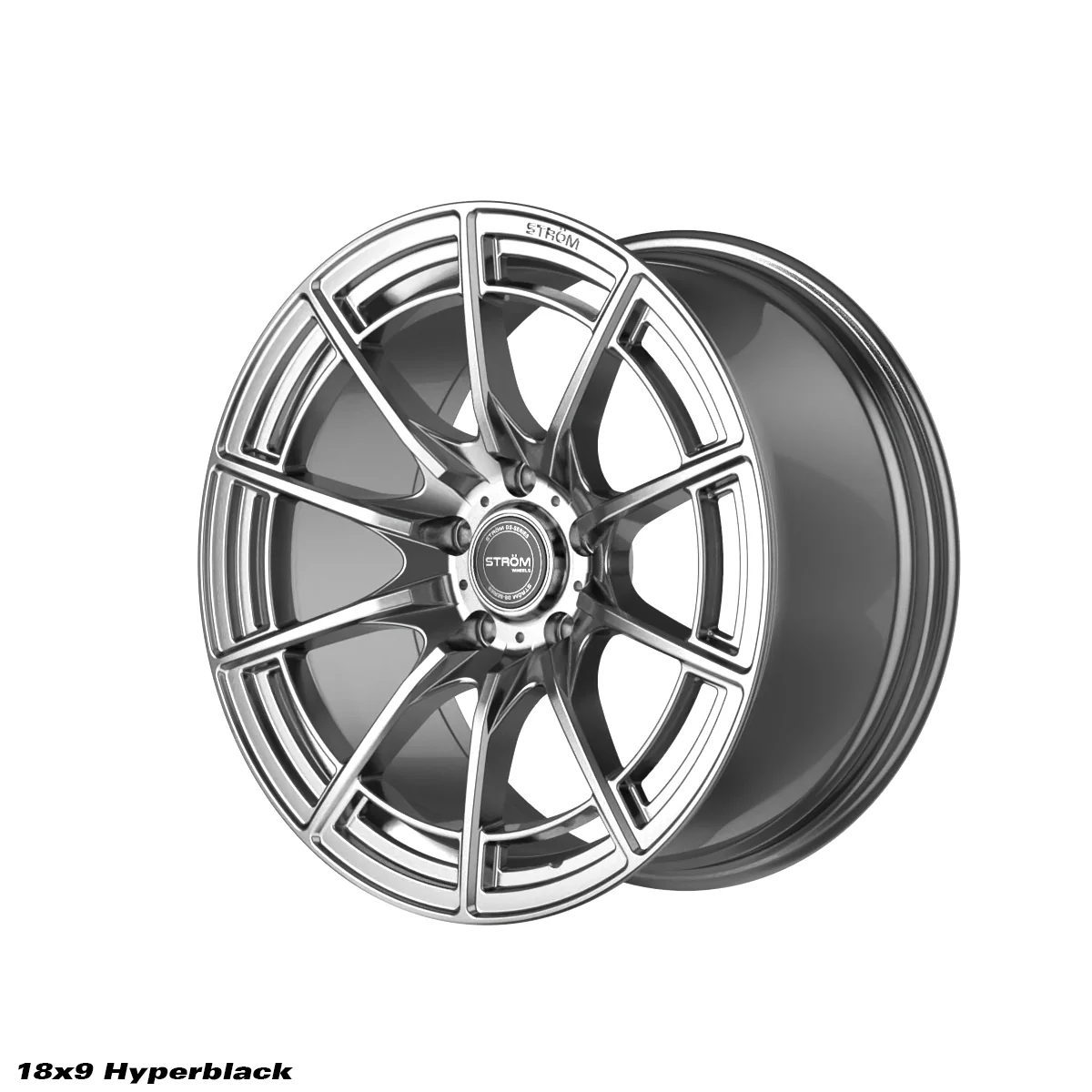 STROM DS-F55 Light Hyper Black 18x9 5x114.3 ET30
