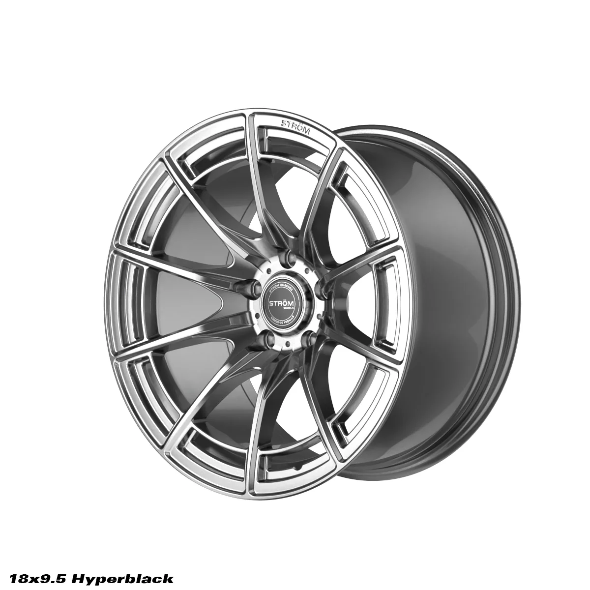 STROM DS-F55 Light Hyper Black 18x9.5 5x120 ET8