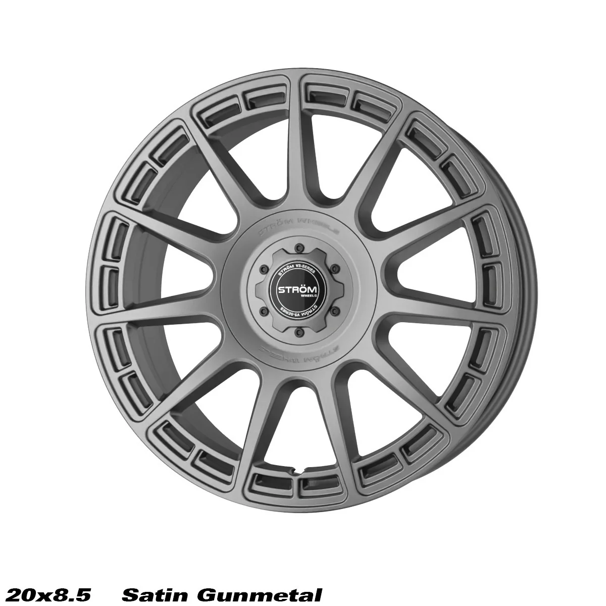 STROM VS-F11 Satin Gun Metal 20x8.5 5x112/120 ET44